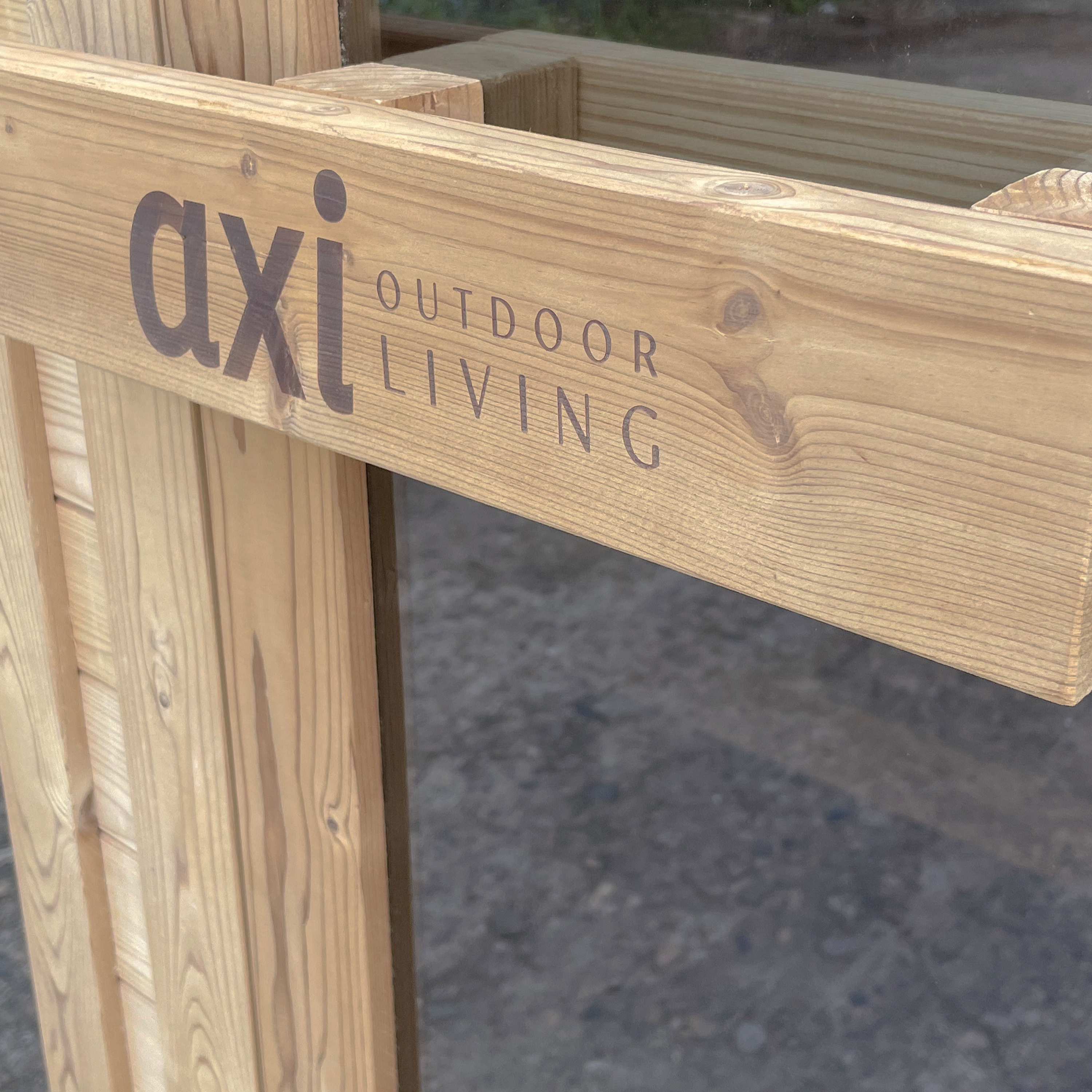 AXI Cube Outdoor Sauna Thermowood 2-4 Persons - excl. Sauna Heater