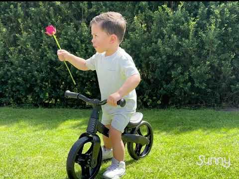 Sunny Balance Bike 3000 Bicicleta sin pedales de metal con aspecto de fibra de carbono