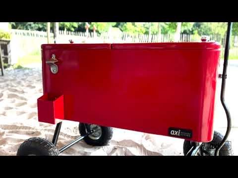 AXI Carrito con nevera Rojo