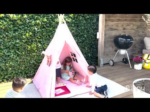 Tienda tipi Sunny Alba rosa pastel