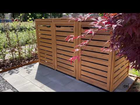 AXI Lex Contenedor de madera marrón – 1 contenedor